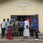 CARITAS Buea WASH team with Idenau community stakeholders.